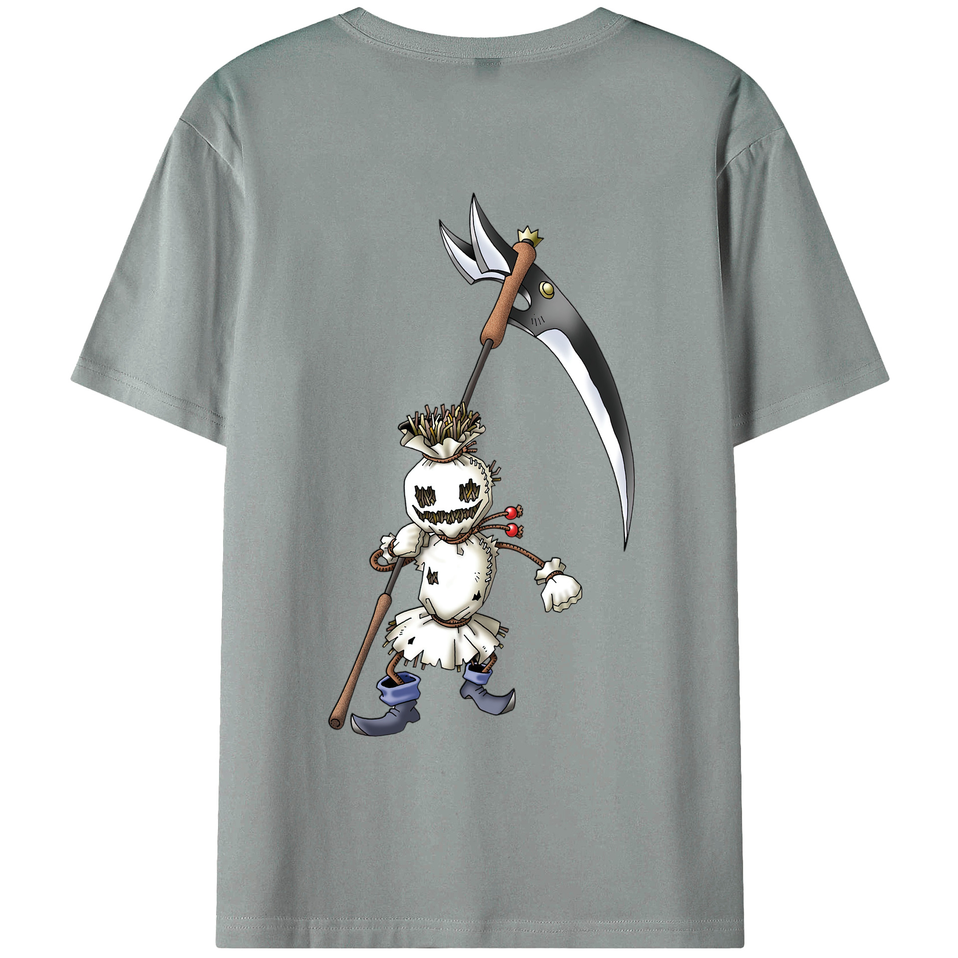 （画像用） ドラゴンクエスト Doragon Kuesuto Dragon Quest 綿100％ メンズ半袖Tシャツ（バックプリント） 通気性
